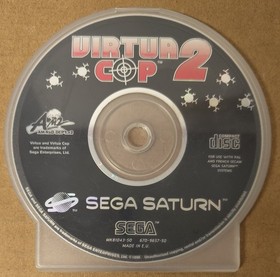 Virtua Cop 2 Sega Saturn Disc Only PAL Good Condition
