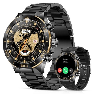 Smart Watch for Men Answer/Make Call for Android iPhone, 1.43'' AMOLED HD Screen