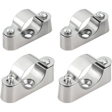 Stainless Steel Pipe Clamp Mount Support Brackets for Wall Fixing Base Fittings