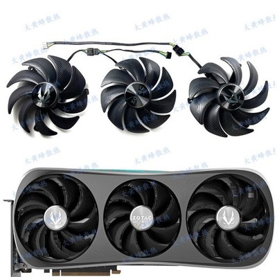 For ZOTAC RTX4080 4090 4090D TRINITY Graphics Card Cooling Fan