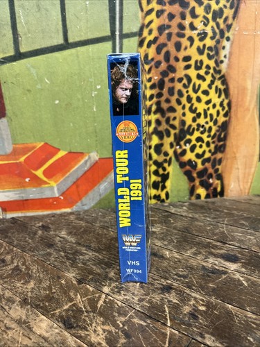 VINTAGE WWF WORLD TOUR 1991 VHS TAPE WWE AWA NWA WCW NWO RETRO FACTORY SEALED - Imagen 17 de 24
