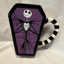 Tim Burton’s Nightmare Before Christmas Jack Skellington Coffin Mug chipped