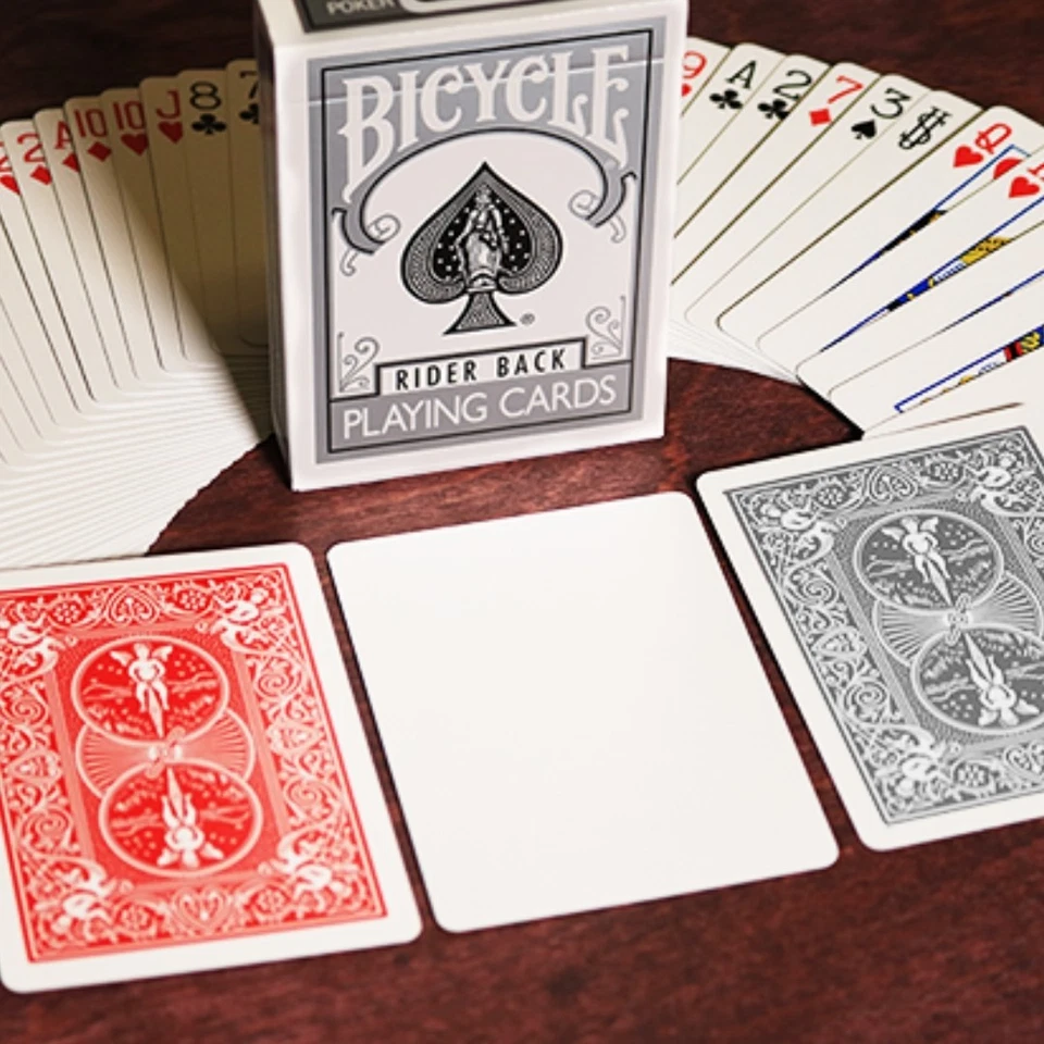 Mazzo di Carte da Gioco BICYCLE SILVER Argento Poker Playing Cards Trucchi Magia - Immagine 4 di 4