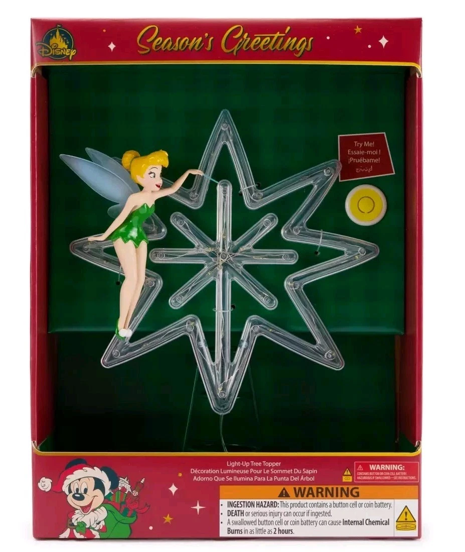 Tinkerbell Tree Topper In other Disney Holiday Collectibles (1968