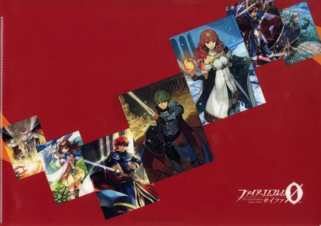 Fire Emblem Cipher A4 Clear File Red Summer Limited Collection