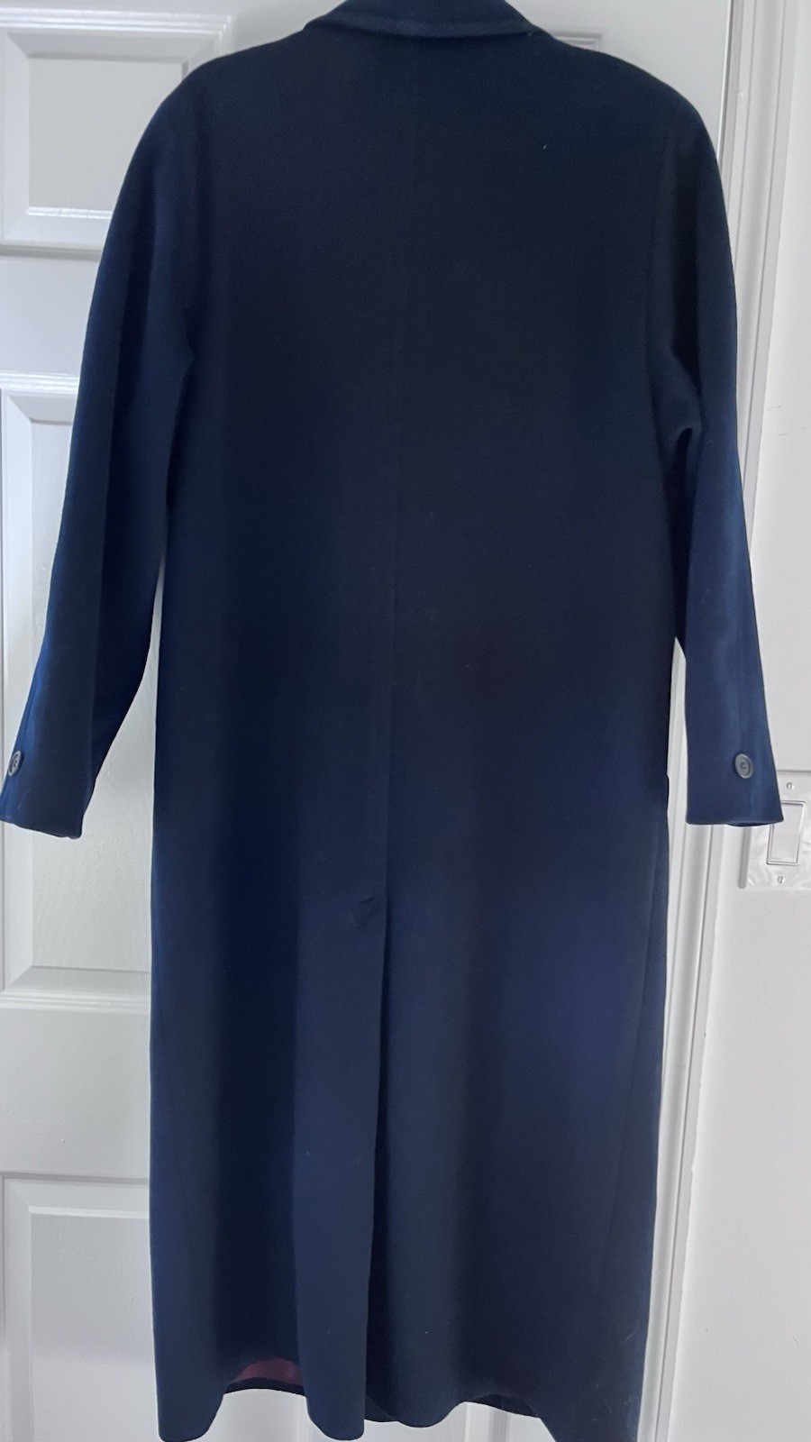 Cassidy Navy Blue Collared Button Lined Pockets O… - image 8