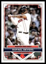 Rafael Devers 2023 Topps #99 Boston Red Sox FREE SHIPPING AutographDen