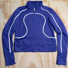 Lululemon Women's Vintage Retro Purple Track Define Jacket Size 10