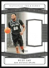 2020-21 National Treasures Treasured Threads 17/99 Rudy Gay #TTH-RGY GS1