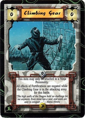 Kletterausrüstung - Jade Edition - Legend of the Five Rings CCG