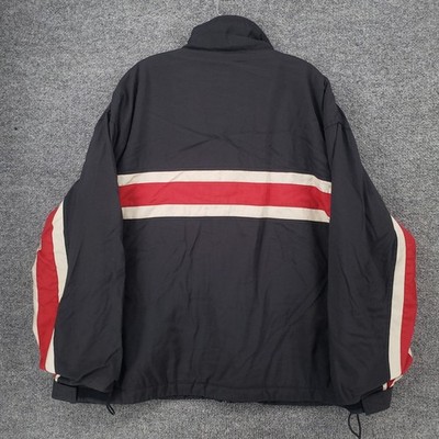 VINTAGE Abercrombie & Fitch Jacket Mens XL Blue Full Zip Fleece