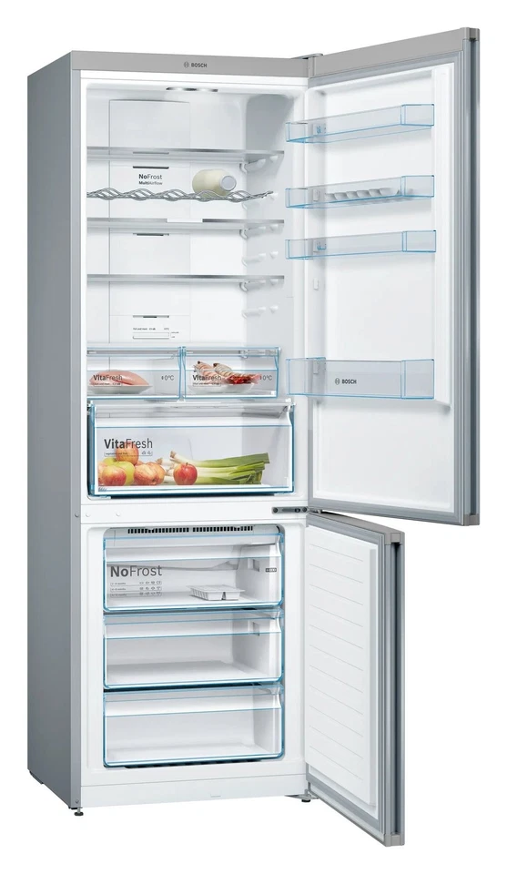 Bosch Frigorifero e congelatore Combinato SERIE 4 KGN49XIEA Total No Frost Inox - Immagine 2 di 2