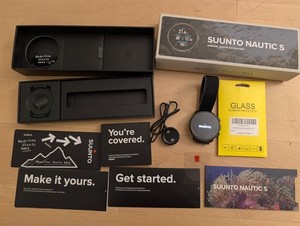 SUUNTO Nautic S Dive Watch Computer w/Bright AMOLED Display, GPS, Offline Map...