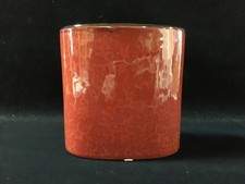 V0850 Vintage Japanische Keramikglasur Florales Blumen Vase Gef&auml;&szlig; Deko