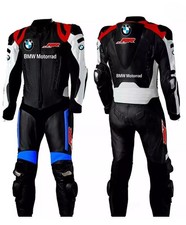 BMW S1000RR 1 & 2 Piece Motorbike Racing Cowhide Motorcycle Biker Leather Suit