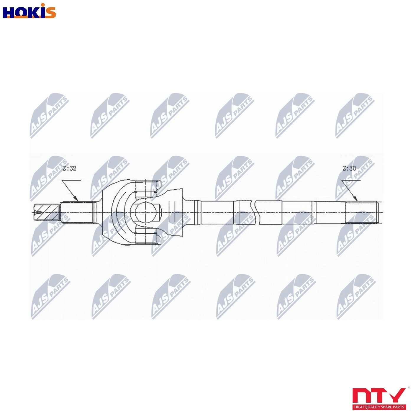 N.T.Y. NPW-CH-124.NTY Drive Shaft for JEEP - Image 5