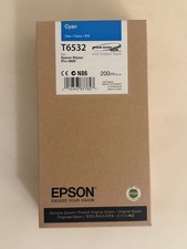 T6532 CYAN New Genuine Epson 200ml Ultrachrome HDR Ink for StylusPro 4900
