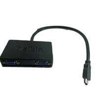 Belkin Dual View HDMI to 2x VGA Splitter Adapter Dongle Black