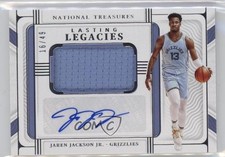 2021 National Treasures Lasting Legacies Relics 16/49 Jaren Jackson Jr Auto 0zu6