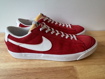 nike blazer low vintage suede red