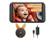 USB Baby Car Camera Plug-Play 4.5" HD 1080P Rear Facing Car Seat Baby Monitor