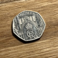 2023 King Charles III Coronation 50p Pence Coin