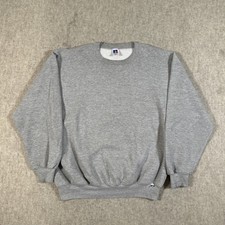 Vintage Russell Athletic XL Crewneck Sweatshirt USA 90s Blank Pullover Stains 