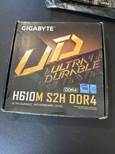 GIGABYTE H610M S2H DDR4 LGA 1700 MicroATX Intel Motherboard Bent Pins Untested
