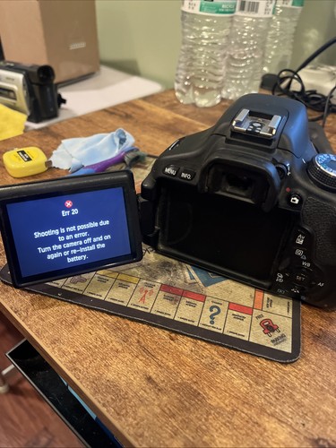 Canon EOS Rebel T3I 18 MP Digital SLR Camera - Black (For Repair and Parts)