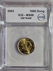 Vietnam 1000 Dong 2003 ICG MS 68