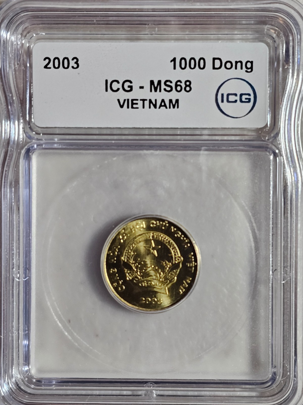 Vietnam 1000 Dong 2003 ICG MS 68
