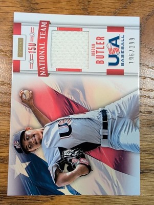 2013 Panini USA Baseball #2 Jordan Butler 15U National Team Jerseys #/199