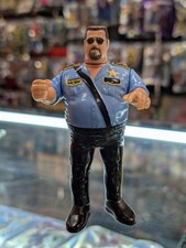 1990 Hasbro WWF Series 1 Big Boss Man with Hard Time Slam! Vintage Wrestler B