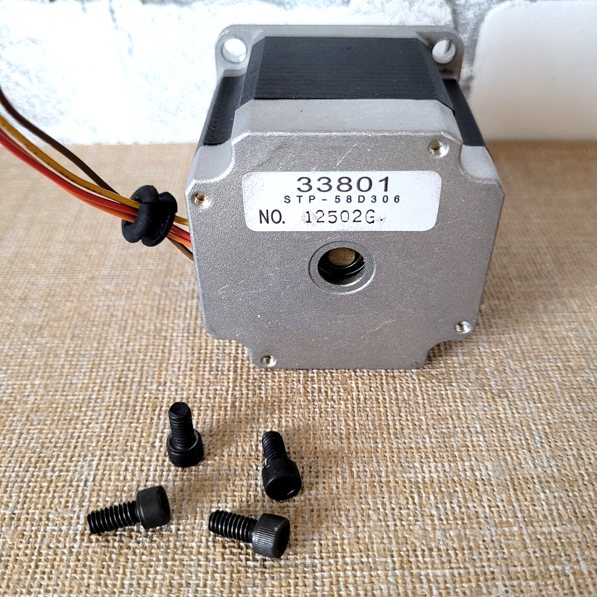 Zebra Printer 105SL Main Drive Stepper Motor STP-58D306 33801 w