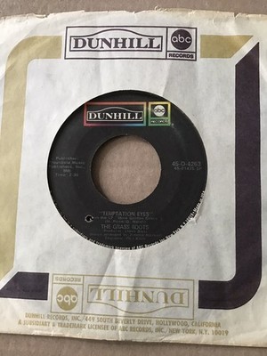 The Grass Roots - Temptation Eyes / Keepin  Me Down - Ex
