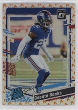 2023 Panini Donruss Optic Rated Rookie Fire Prizm Deonte Banks #278 16wc