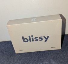 Blissy Silk Pillowcase One Standard White 22 Momme 100 Pure Mulberry Silk New