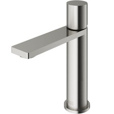VIGO Halsey 8'' H Single Handle SingleHole Bathroom Faucet in Brushed 5293837 OB