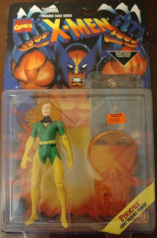 1995 Toy Biz Marvel X-Men Phoenix Saga Phoenix Action Figure w/ Trading Card