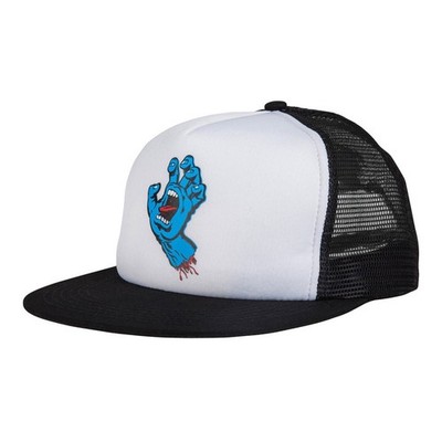 Cappellino Santa Cruz Cap Classic Hand Mesh White Black