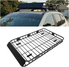 64" X 39" X 5.1'' Universal Roof Rack Cargo Carrier Basket with Extension Heavy