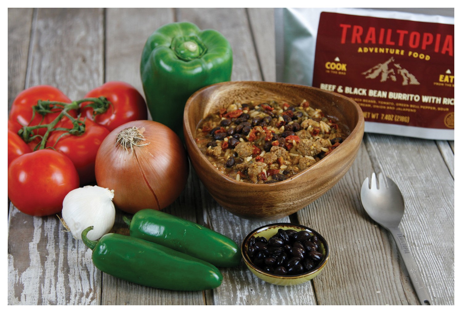 Буррито из говядины и черной фасоли без глютена Trailtopia - Удобно и вкусно 4190₽