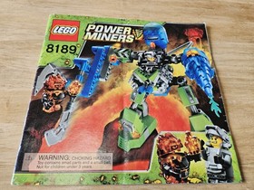LEGO Power Miners: Magma Mech (8189) Instructions Included 