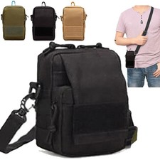 Tactical Molle EDC Utility Pouch Sling Bag Chest Shoulder Fanny Pack Cross Body