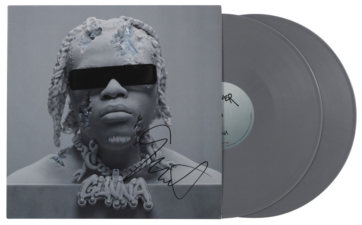 Gunna Authentic Signed DS4Ever Album Cover W/ Vinyl