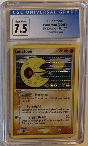 Lunatone graded CGC 7.5 for sale on eBay