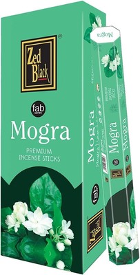 Zed Black Mogra Natural Incense (6 Pack x 20 Sticks)