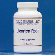 Pure Herbs: Licorice Root - capsules 200 ct