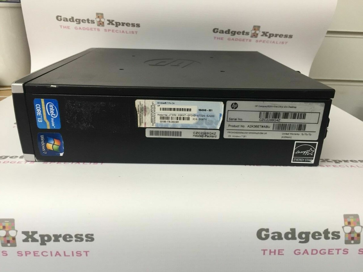 送料無料☆HP Compaq 8200 Elite USDT / Core i3 2120 / 2GB / 120GB / Win 10 Pro