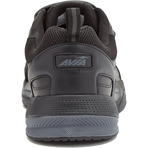 Avia Men's Quickstep Strap Wide Width Black Walking Shoes Size 13W Hook & Look - Picture 4 of 6